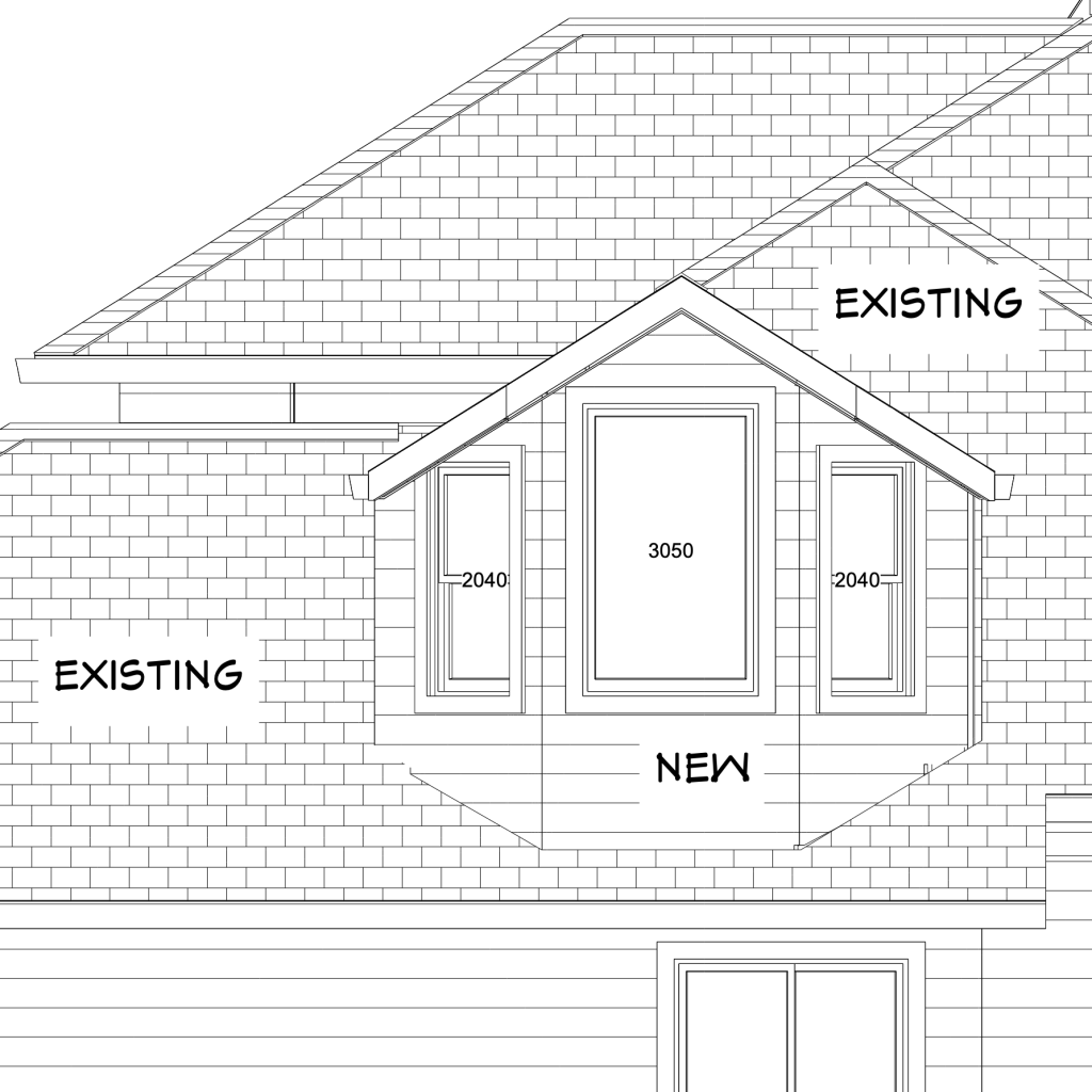 Plans for dormer home addition for office space in corvallis
