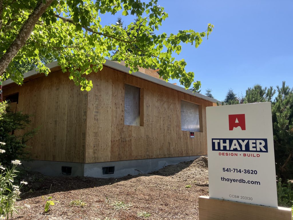 Thayer Design Build Construction In Progress