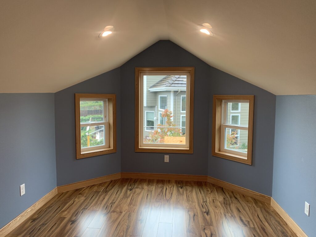 Dormer addition in corvallis home addition for office space