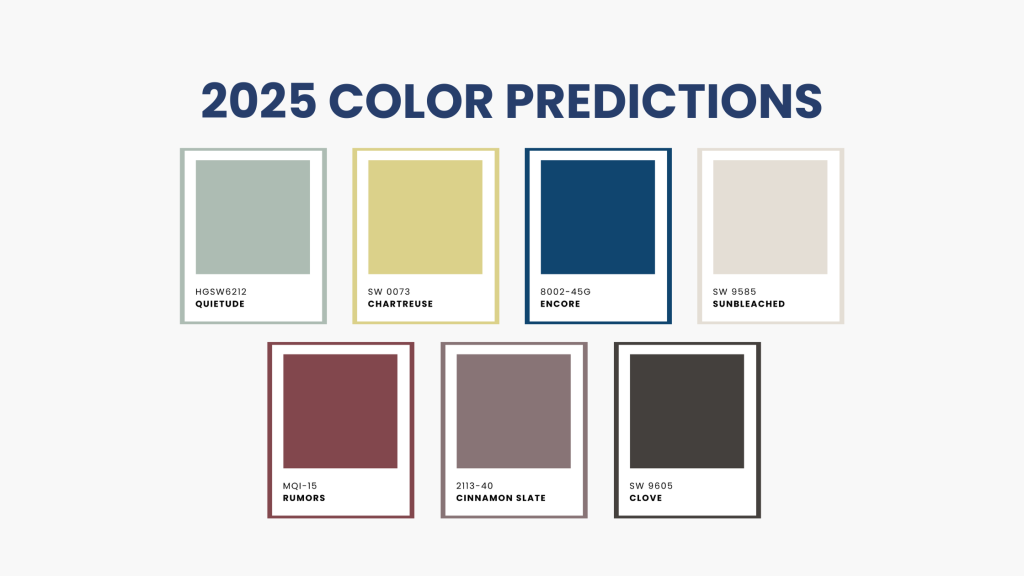 2025 Interior Design Color Predictions