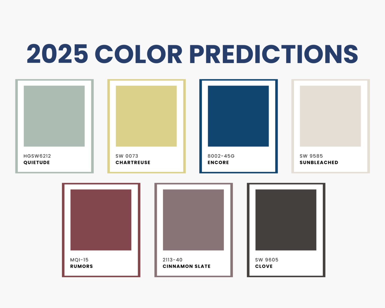 2025 Interior Design Color Predictions