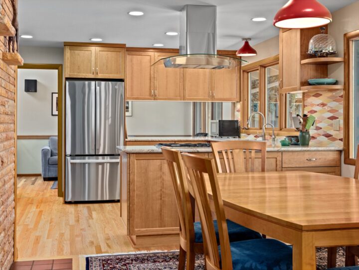 Transitional kitchen remodel in Corvallis