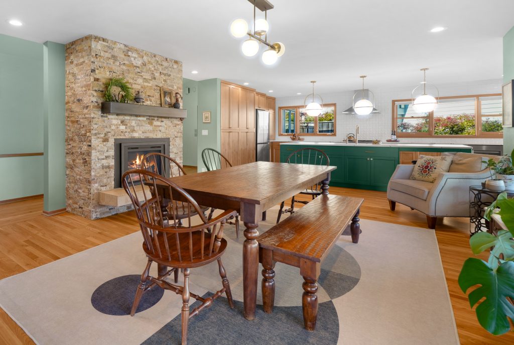 Modern luxury kitchen and dining remodel in Corvallis, Oregon