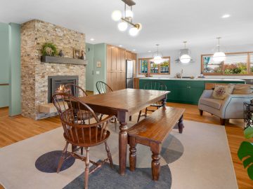 Modern luxury kitchen and dining remodel in Corvallis, Oregon