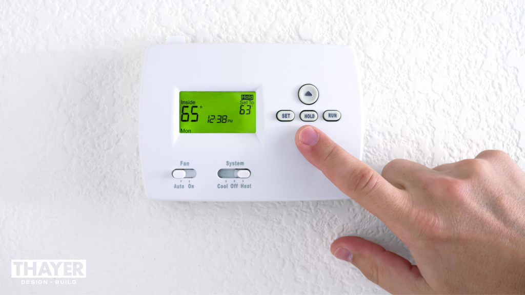 Changing thermostat in Corvallis house that isn't energy-efficient