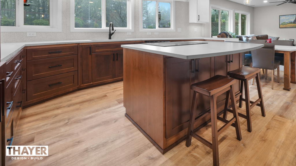 Slip-resistant flooring for aging-in-place kitchen in Corvallis