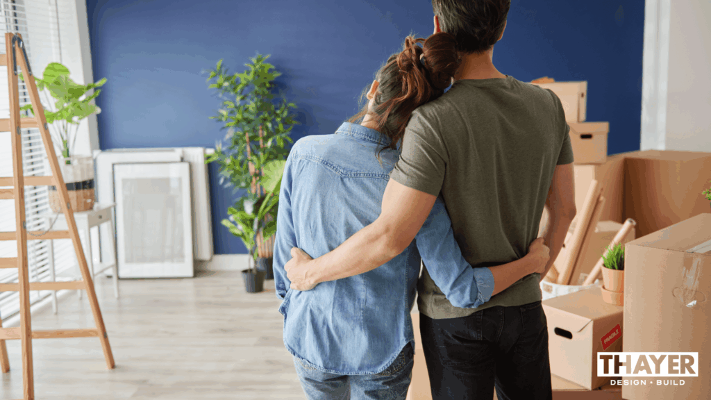 Couple living at home during a remodel in Corvallis
