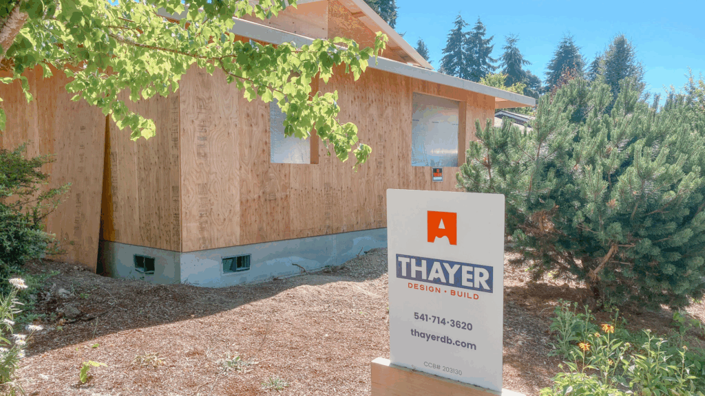 Home addition in Corvallis
