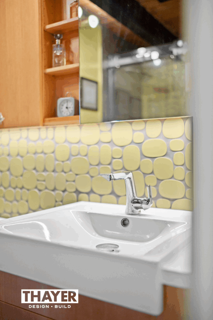 mid-century modern bathroom