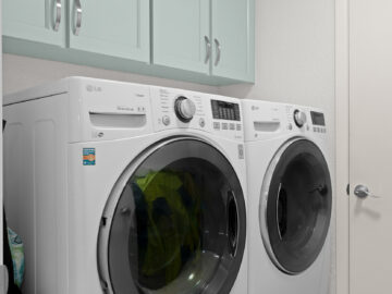 Updated laundry room in Corvallis whole home remodel