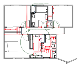 New floor plan design for aging-in-place