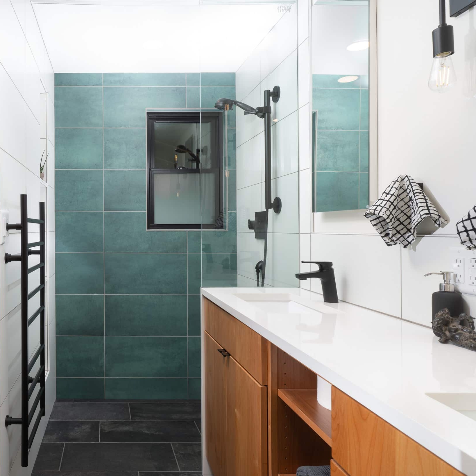 Mid-Century Corvallis bathroom remodel