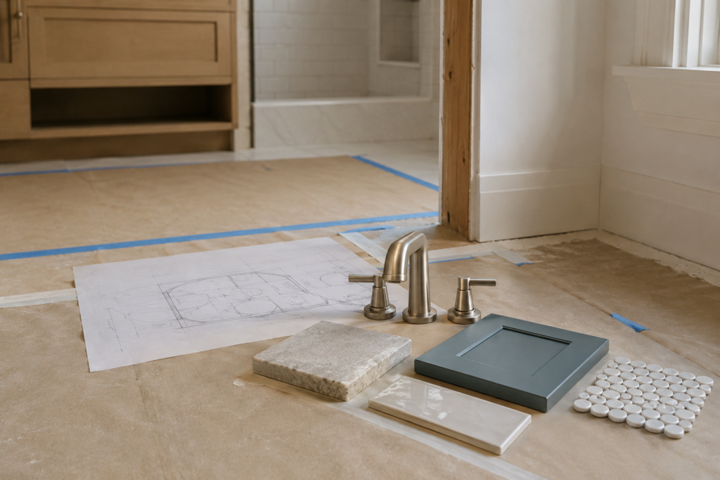 Making a design change during a remodel